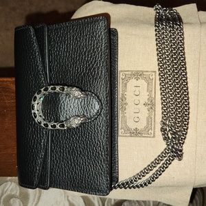 Gucci DIONYSUS LEATHER SUPER MINI BAG